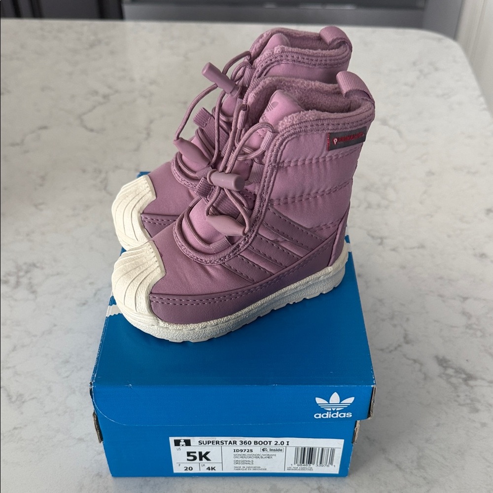 Adidas Kids Superstar 360 Boot - Purple